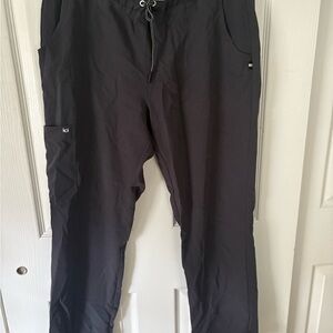 koi Black Drawstring Scrub Pants